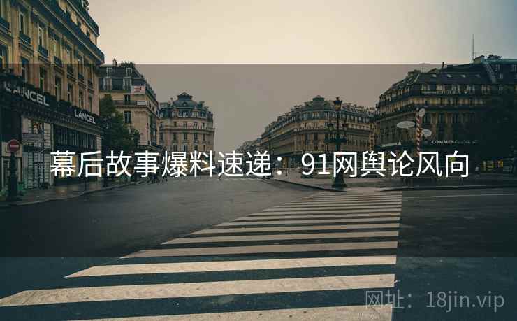 幕后故事爆料速递：91网舆论风向