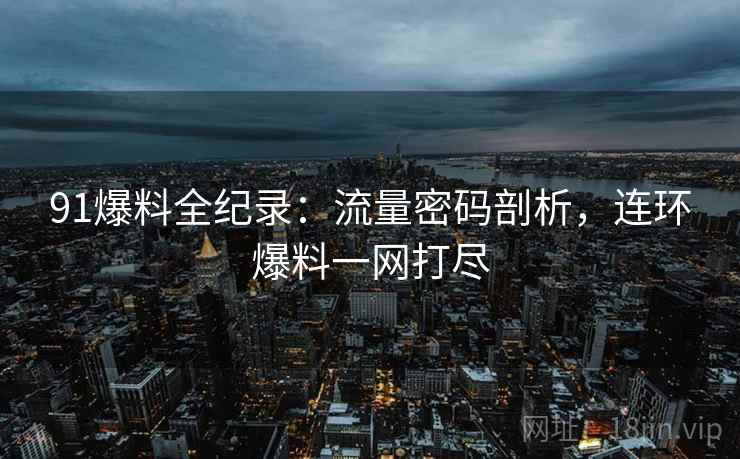 91爆料全纪录:流量密码剖析,连环爆料一网打尽 91爆料全纪录:流量密码剖析,连环爆料一网打尽